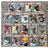 K - 1979 Topps NFL Running Back Football Card Collection