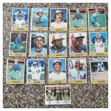 K - Set of Vintage Montreal Expos Baseball Cards