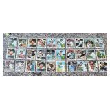 K - Collection of Vintage 1978 Topps Baseball Cards Featuring Notable Players