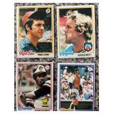 K - Collection of Vintage 1978 Topps Baseball Cards Featuring Notable Players