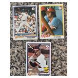 K - Collection of Vintage 1978 Topps Baseball Cards Featuring Notable Players
