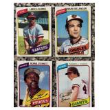 K - Collection of Vintage Baseball Cards 1970s-1980s MLB Stars
