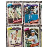 K - Collection of Vintage Baseball Cards 1970s-1980s MLB Stars