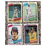K - Collection of Vintage Baseball Cards 1970s-1980s MLB Stars