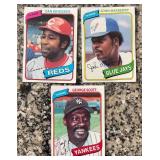 K - Collection of Vintage Baseball Cards 1970s-1980s MLB Stars