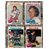 K - Collection of Vintage Hockey Sports Cards Assorted Teams