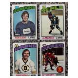 K - Lot of Vintage NHL Hockey Trading Cards Assorted Team Players