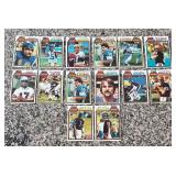 K - Lot of Vintage Quarterback Football Trading Cards