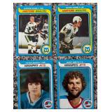 K - Collection of Vintage Hockey Sports Cards Featuring Multiple NHL Teams