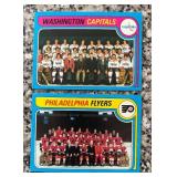 K - Collection of Vintage Hockey Sports Cards Featuring Multiple NHL Teams