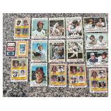 K - 1977 and 1978 Topps Vintage Baseball Card Collection with Decals