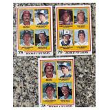 K - 1977 and 1978 Topps Vintage Baseball Card Collection with Decals