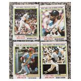 K - 1977 and 1978 Topps Vintage Baseball Card Collection with Decals