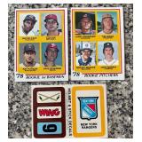 K - 1977 and 1978 Topps Vintage Baseball Card Collection with Decals