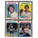 K - Collection of Vintage Hockey Sports Cards Featuring a Variety of NHL Teams