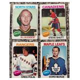 K - Collection of Vintage Hockey Sports Cards Featuring a Variety of NHL Teams