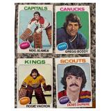 K - Collection of Vintage Hockey Sports Cards Featuring a Variety of NHL Teams