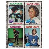 K - Collection of Vintage Hockey Sports Cards Featuring a Variety of NHL Teams