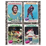 K - Collection of Vintage Hockey Sports Cards Featuring a Variety of NHL Teams