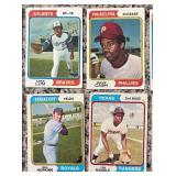 K - Collection of Vintage Baseball Cards Assorted Teams and Players