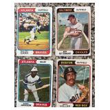 K - Collection of Vintage Baseball Cards Assorted Teams and Players