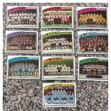 K - Set of 10 Vintage NHL Team Sports Cards