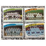 K - Set of 10 Vintage NHL Team Sports Cards