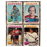 K - Collection of Vintage NHL Hockey Trading Cards