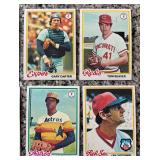 K - Lot of Vintage Topps Baseball Cards Including Stars and All-Stars