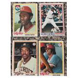 K - Lot of Vintage Topps Baseball Cards Including Stars and All-Stars
