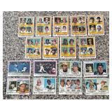 K - Vintage 1977-1978 Topps Baseball Card Collection - Rookie and Leader Cards
