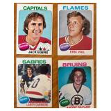 K - Collection of Vintage Hockey Player Sports Cards