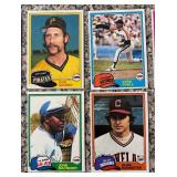 K - Lot of Vintage Topps Baseball Cards Assorted Players