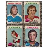 K - Collection of Vintage 1970s NHL Hockey Cards