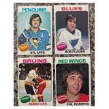 K - Collection of Vintage 1970s NHL Hockey Cards
