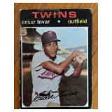 K - 1971 Topps Cesar Tovar Minnesota Twins Baseball Card