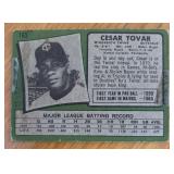 K - 1971 Topps Cesar Tovar Minnesota Twins Baseball Card
