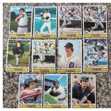 K - 1978 Topps Vintage Detroit Tigers Baseball Cards