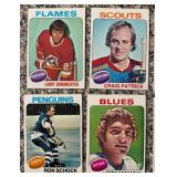 K - Collection of Vintage Hockey Sports Cards Assorted Teams and Players