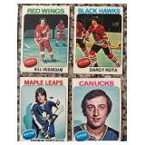 K - Collection of Vintage Hockey Sports Cards Assorted Teams and Players