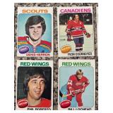 K - Collection of Vintage Hockey Sports Cards Assorted Teams and Players