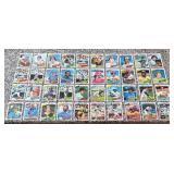K - Collection of Vintage Baseball Cards Featuring Multiple Teams and Players