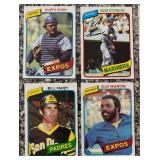 K - Collection of Vintage Baseball Cards Featuring Multiple Teams and Players