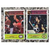K - 1974-75 NHL All-Stars Vintage Hockey Card Lot