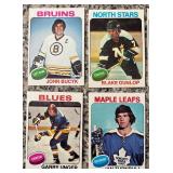 K - Collection of Vintage Hockey Sports Cards
