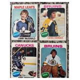K - Collection of Vintage Hockey Sports Cards