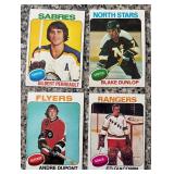 K - Lot of Vintage 1970s NHL Hockey Cards Various Teams and Players