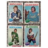 K - Lot of Vintage 1970s NHL Hockey Cards Various Teams and Players
