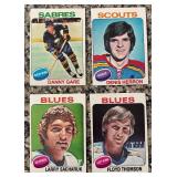 K - Lot of Vintage 1970s NHL Hockey Cards Various Teams and Players