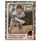 K - 1972 Don Carrithers San Francisco Giants Baseball Card